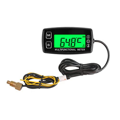 YOOREAL Digital Water Temperature Gauge Meter,Gasoline Engine Tachometer - size: TS001