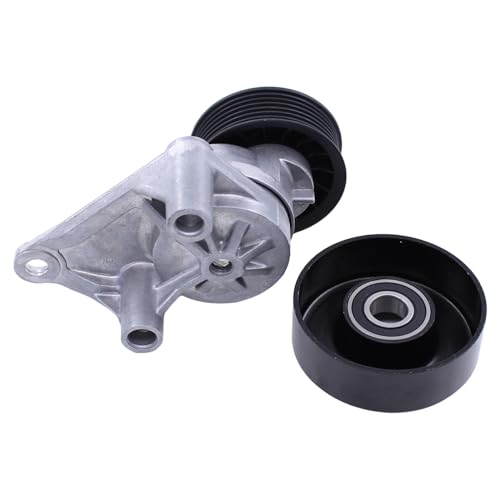 Drive Belt Tensioner and Serpentine Belt Idler Pulley kit for Chevy, GMC