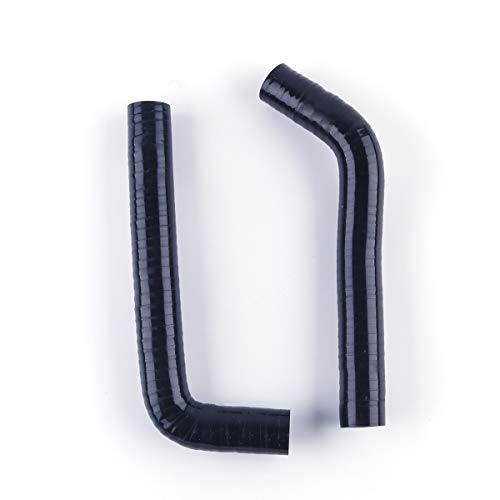 ATV Silicone Coolant Radiator Hose Kit Fits For Yamaha YFZ 450 yfz450 04-08 (Black) - color: Black