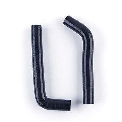 ATV Silicone Coolant Radiator Hose Kit Fits For Yamaha YFZ 450 yfz450 04-08 (Black) - color: Black