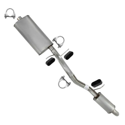 Exhaust Muffler and Tail Pipe Kit Compatible for Chevy Tahoe 2007-2014 5.3L | Stainless Steel | Northeastern Exhaust | Free Clamps and Hanger Included | Direct-Fit Replacement