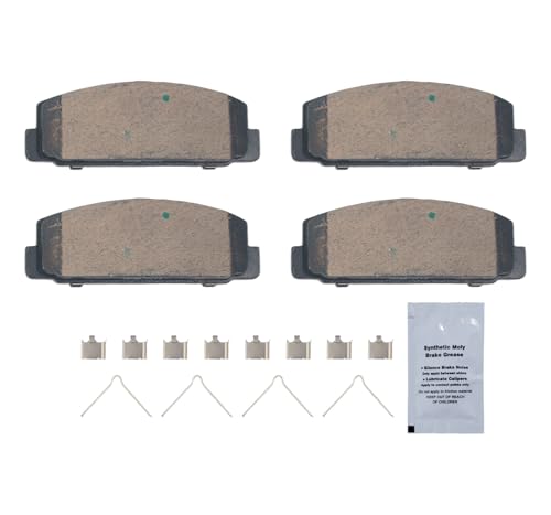 HUSCH Rear Ceramic Brake Pads Kit Fit For Mazda 6 2003-2005 - size: D332-7186