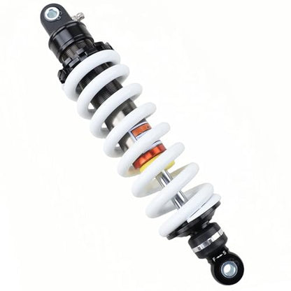 330mm (13") Rear Shock Absorber, Adjustable Rebound & Preload Suspension, 12mm Heavy-Duty Spring, 10mm Mounting Hole for 70cc–250cc Dirt Bike Pit Bike Motorcycle ATV