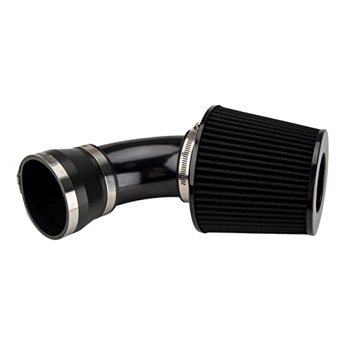 KAX 3" Cold Air Intake Kit for 1999-2000 BMW 323i - color: Black, size: 2001-2005 BMW 325i