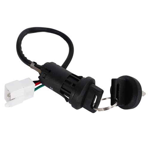 RUTU 4 Wire Ignition Switch Key Set with Cap for 90cc 110cc 125cc TaoTao