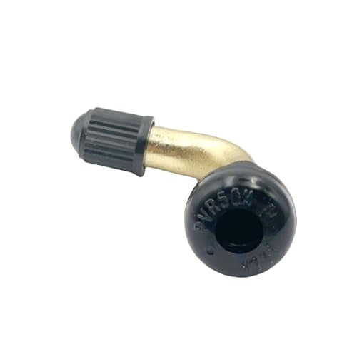 10Pcs Universal PVR50 Tire Valve Stem Bent 90 Degree Angled Tubeless Snap-in Rubber Base Compatible with Most Tubeless Tire Rim Motorcycle Scooter ATV Cars RV Bicycles Trailers - size: PVR50