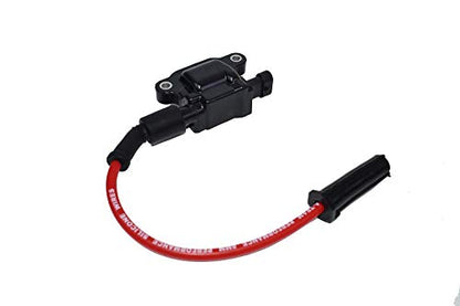 A-Team Performance - Silicone Spark Plug Wires Set - Compatible with GMC Chevy Truck SUV 1999-2014 11" VORTEC LS LS1 LS2 LS3 LS6 LS7 4.8L 5.3L 5.7L 6.0L 6.2L 7.0L Red 8.0mm
