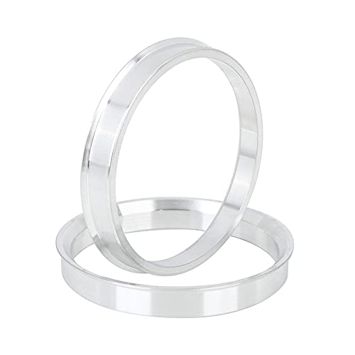 X AUTOHAUX 4pcs 66.1 to 60.1 mm Aluminium Alloy Hub Centric Rings - size: 60.1mm