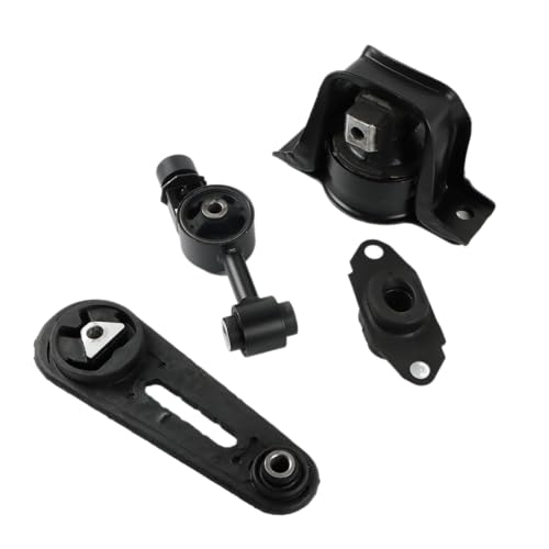 A4312 A4318 4pcs Engine Motor Mounts Set Fits for Nissan Cube 2009-2014, Fits for Nissan Versa 1.8L 2007-2012 Engine Motor and Transmission Mount Kit Replace OE A4312 A4318 A4320 A4323