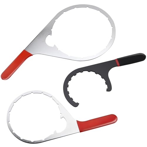 SPARKWHIZ 4.6 Inch, 6 Inch, 8 Inch Fuel Filter Wrench Set - size: 3 size