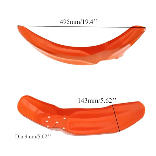 PRO BAT 7 PCs Plastic Fender Kit - color: Black Plastic Fender Kit