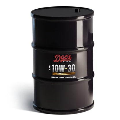 Doc's Diesel 10W-30 Full Synthetic Heavy Duty Oil, Fuel Saver, 55 Gal Drum - color: Full Synthetic 10W-30, size: 55-Gallon Drum