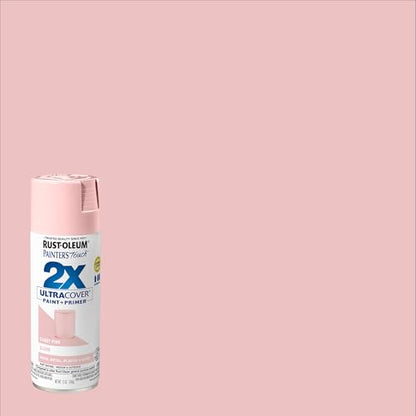 Rust-Oleum Painter's Touch 2X Ultra Cover Spray Paint, Gloss Candy Pink - color: Gloss Candy Pink, size: 12 Ounce (Pack of 1)