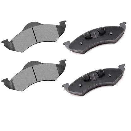 cciyu D820 Brake Pads w/Hardware Front Disc Brake Pad Set - size: Front[D820]