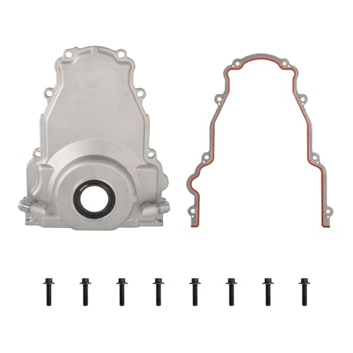 Alum LS Front Timing Cover w/Crank Gasket & Bolts Set-10AN 551589 - size: Gen 3 GM LS Series -10AN 551589