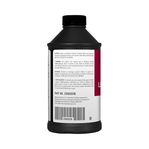 Indian Motorcycle Dot 4 Brake Fluid, 12 Oz., Genuine OEM Part 2880016