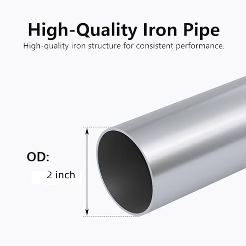 A-KARCK Mild Steel Mandrel Bends 8 Pcs, 2 Inches Mild Steel DIY Custom Exhaust Tubing Pipe Straight & U-Bend Kit, Universal Fit - size: 2.0inch Mixed 8PCS, style: Mild Steel