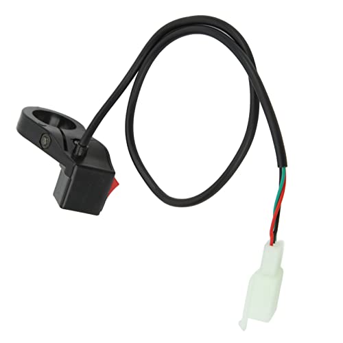 Handlebar Control Switch Three Speed Switch Easy Install Highly Durable for ATV Bike Motorcycle 1 Inch (Plastic Metal)