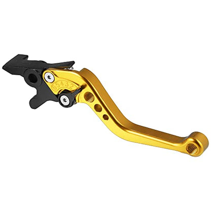 Motoforti Adjustable Brake Clutch Levers for Honda CBR250R 2011-2013 Gold Tone Aluminum Alloy 1 Pair - color: Gold Tone
