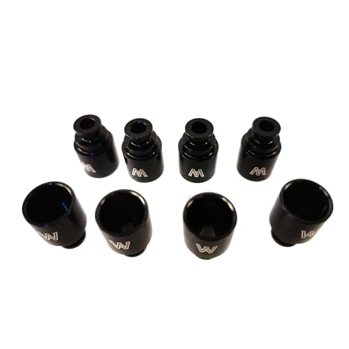 8PCS Injector Top Hats Spacers For GM Truck TBSS NBSS Manifold 6.2L 6.0L 5.3L