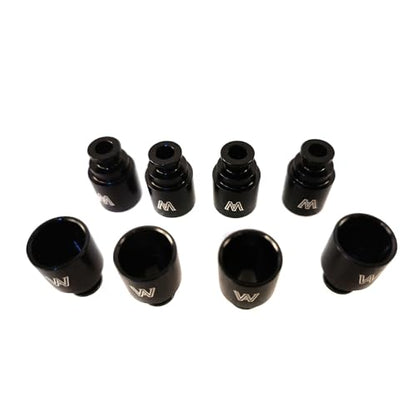 8PCS Injector Top Hats Spacers For GM Truck TBSS NBSS Manifold 6.2L 6.0L 5.3L