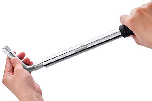 EPAuto Telescoping Lug Wrench, Wheel Wrench, CR-V Sockets (17/19, 21/22mm)