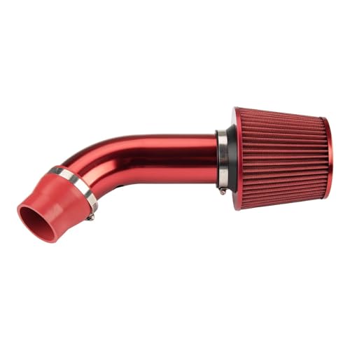 PHILTOP Universal Cold Air Intake Kit (Red) - color: Red, size: Universal Cold Air Intake Kit