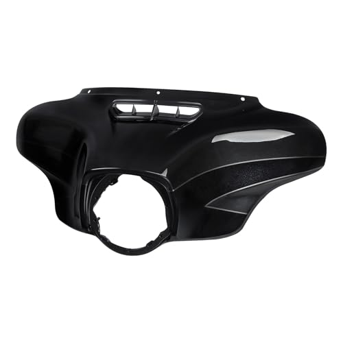 HR3 Dark Slate Candy/Arctic Black Batwing Outer Fairing Body + Vent Trim Compatible with 2017 CVO Street Glide FLHXSE - color: Dark Slate Candy / Arctic Black