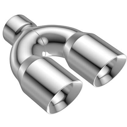 3" Dual Exhaust Tip,3Inch Inlet 3.5inch outlet 9.5" Long Tail Pipe - size: 3TO3.5