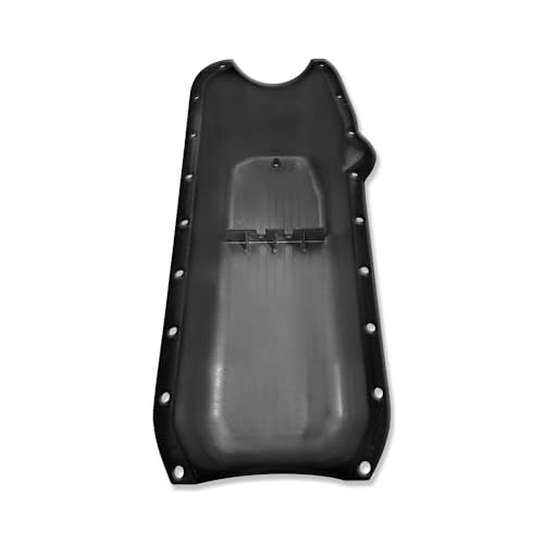 Finned Black Oil Pan for Chevy SBC 265 283 305 350 400 1955-1979 - color: Black, size: 1955-1979 SBC