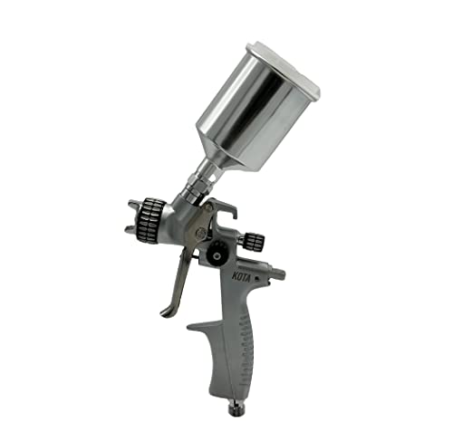 LAUCO KOTA HVLP Mini Spray Gun – 1.0 mm Nozzle, Compact Aluminum Paint Sprayer for Spot Repair, Automotive Refinishing, Carpentry, and Decorative Painting 41919 - size: 1.0 mm