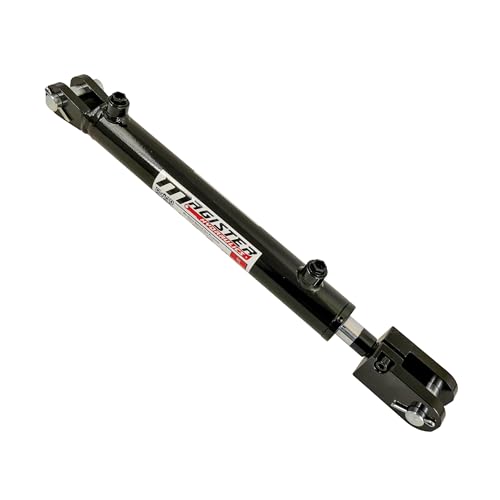 Hydraulic Cylinder 1.5" Bore x 16" Stroke, Welded Hydraulic Ram with Clevis Ends, Double Acting Hydraulic Piston 3500 PSI (WCL 1.5x16) - color: 16" Stroke, size: 1.5" Bore