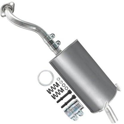 Quiet-Flow SS 54749 Direct Fit Exhaust Muffler Assembly 1.75" Inlet (OD) 2.5" Outlet (OD) Compatible with Honda CR-V