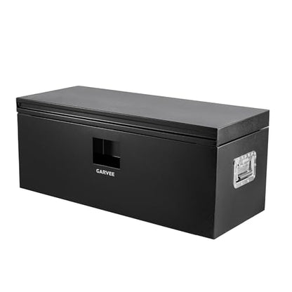 Garvee 36 Inch Black Steel Truck Bed Tool Box, Trailer Tongue Box, Truck Storage Organizer Tool Chest For Truck Bed, RV, Trailer - size: 15*15*36
