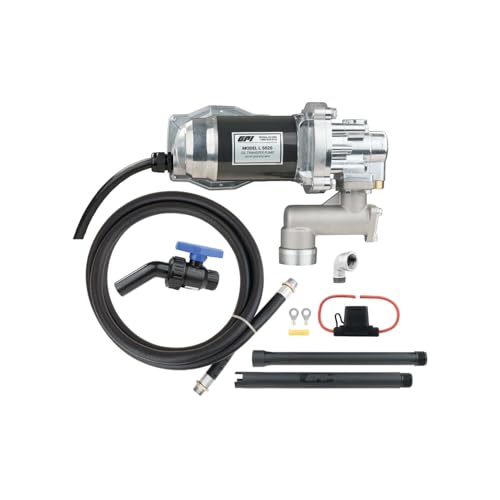 GPI - L5020 Heavy Duty Oil Transfer Pump, 20 QPM/5 GPM, 12 Volt (142100-04) - style: 5 GPM, 12 Volt