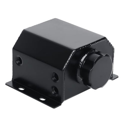 LokoCar Coolant Expansion Reservoir Tank 1L Universal Aluminum Black - color: Black, size: 1 Litre