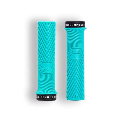 PNW Components Loam MTB Bike Grips – Mountain Bike Handlebar Grips - color: Seafoam Teal, size: Standard