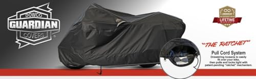 Dowco WeatherAll Plus Motorcycle Cover, Black, Professional Grade, Waterproof 52002-02 - size: M