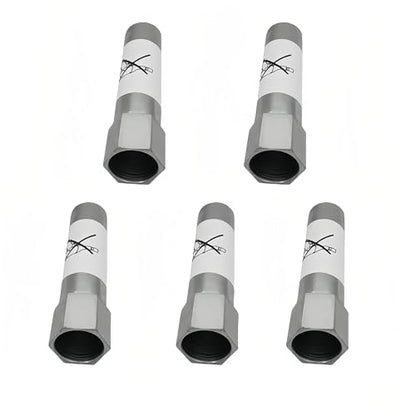 5Pcs 8-Point Splined Lug Nuts, 13/16" Hex Drive Socket Tool