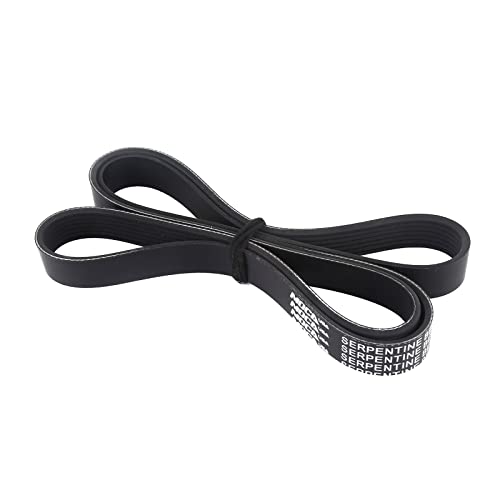 MOCA 7PK1635 EPDM Serpentine Belt for 00-03 for BMW X5 & 01-03 for BMW 540i & 12-16 for BMW M6 & 13-16 for BMW M5 4.4L V8 - size: 7PK1635