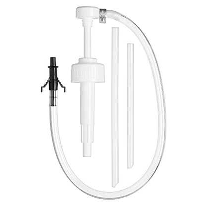 Slippery Pete - Fluid Pump for Wide-Mouth Quart Bottles - 8cc per Pump Stroke and 3rd Hand Adapter, Transfer Gear Oil, Transmission and Differential Fluid (38mm) - size: 38mm