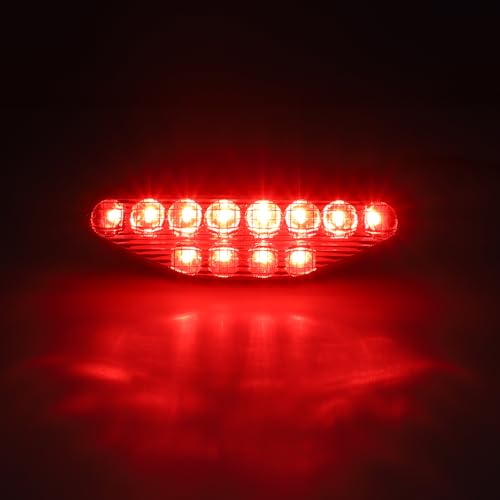 ATV 2006-2014 TRX450R TRX450ER LED Taillight Rear Tail Lights Brake stop Lamps (Red) - color: Red