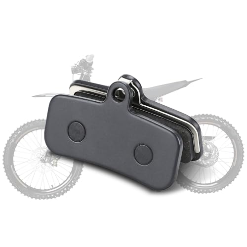 JFG RACING Electric Dirt Bike Front & Rear Brake Pads for Surron LBX,1 Pcs - color: Grey, size: 1