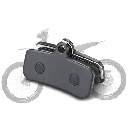 JFG RACING Electric Dirt Bike Front & Rear Brake Pads for Surron LBX,1 Pcs - color: Grey, size: 1