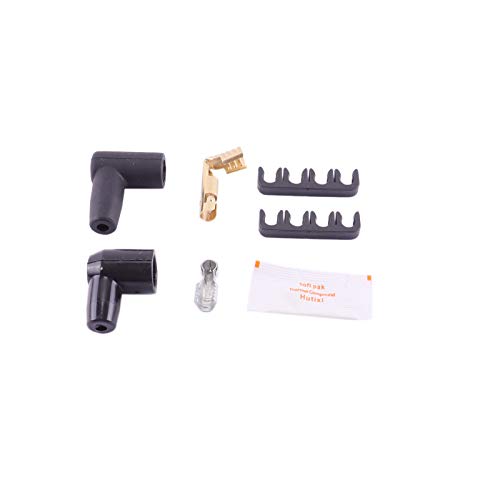 MAS Performance HEI Distributor & Spark Plug Wires & Free Pigtail Wire Harness Combo Kit Compatible with Chevy GMC SBC 305 350 BBC 454 65k Coil 7500RPM DD-SBC-HEI-V8 Replacement for 850001R