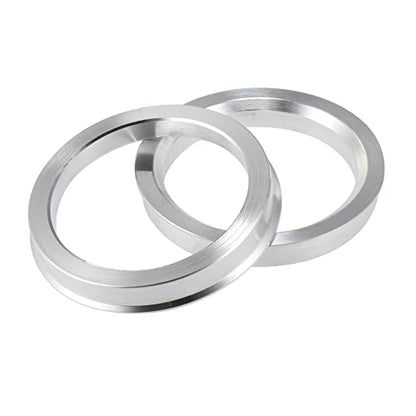 X AUTOHAUX 4pcs OD 71.5mm to ID 58.1mm Aluminium Alloy Car Hub Centric Rings Wheel Bore Center Spacer - size: 58.1mm