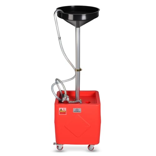 FMCNMech 20 Gallon Oil Drain Tank, 110V Electric Pump, 8 GPM - color: 20 Gallon Oil Drain Tank