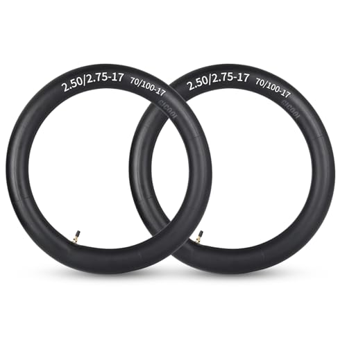 GICOOL 2.50/2.75-17" (70/100-17) Dirt Bike Inner Tubes, TR4 Valve Stem - size: 2.50/2.75-17