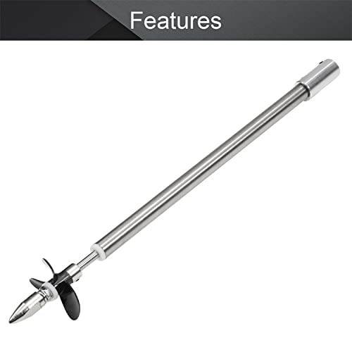 Fielect Drive Shaft w Propeller and Universal Joint for RC Boat, L200mm Shaft, L150mm Sleeve, D36mm Propeller, Fit for 6mm Motor Shaft - color: 6.00mm 20cm 15cm