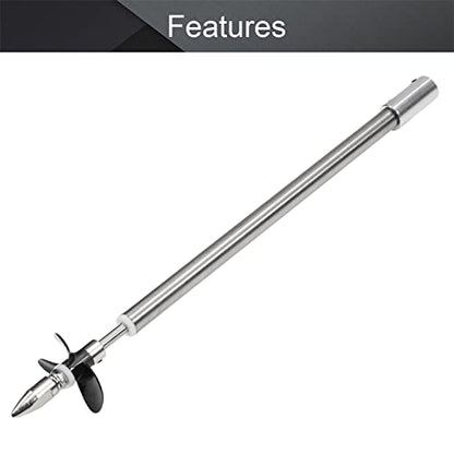 Fielect Drive Shaft w Propeller and Universal Joint for RC Boat, L200mm Shaft, L150mm Sleeve, D36mm Propeller, Fit for 6mm Motor Shaft - color: 6.00mm 20cm 15cm